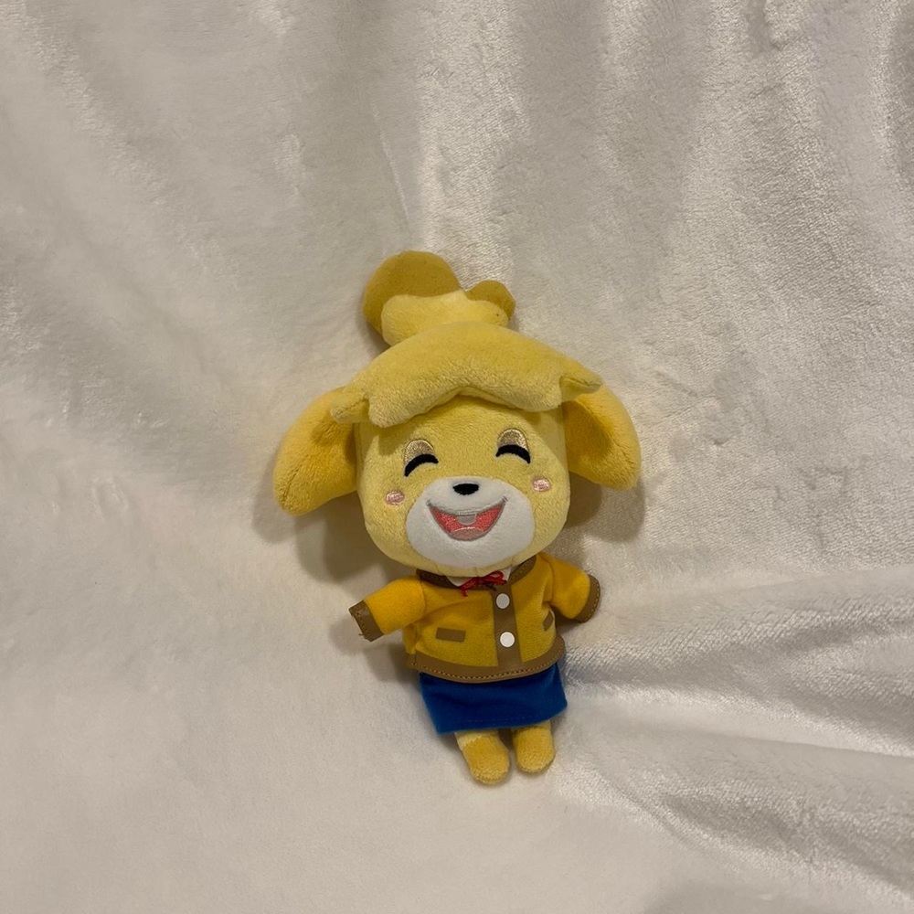 Animal Crossing, Isabelle plushy. 

About 10 inches tall